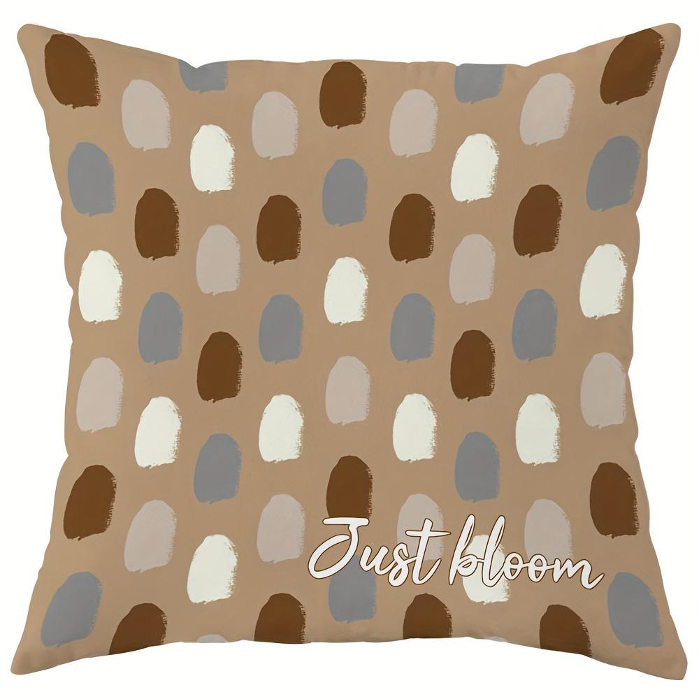 Элегантная наволочка с весенней тематикой: Изысканный цветочный и модный узор, Наволочка для диванной подушки, Украшение для спальни