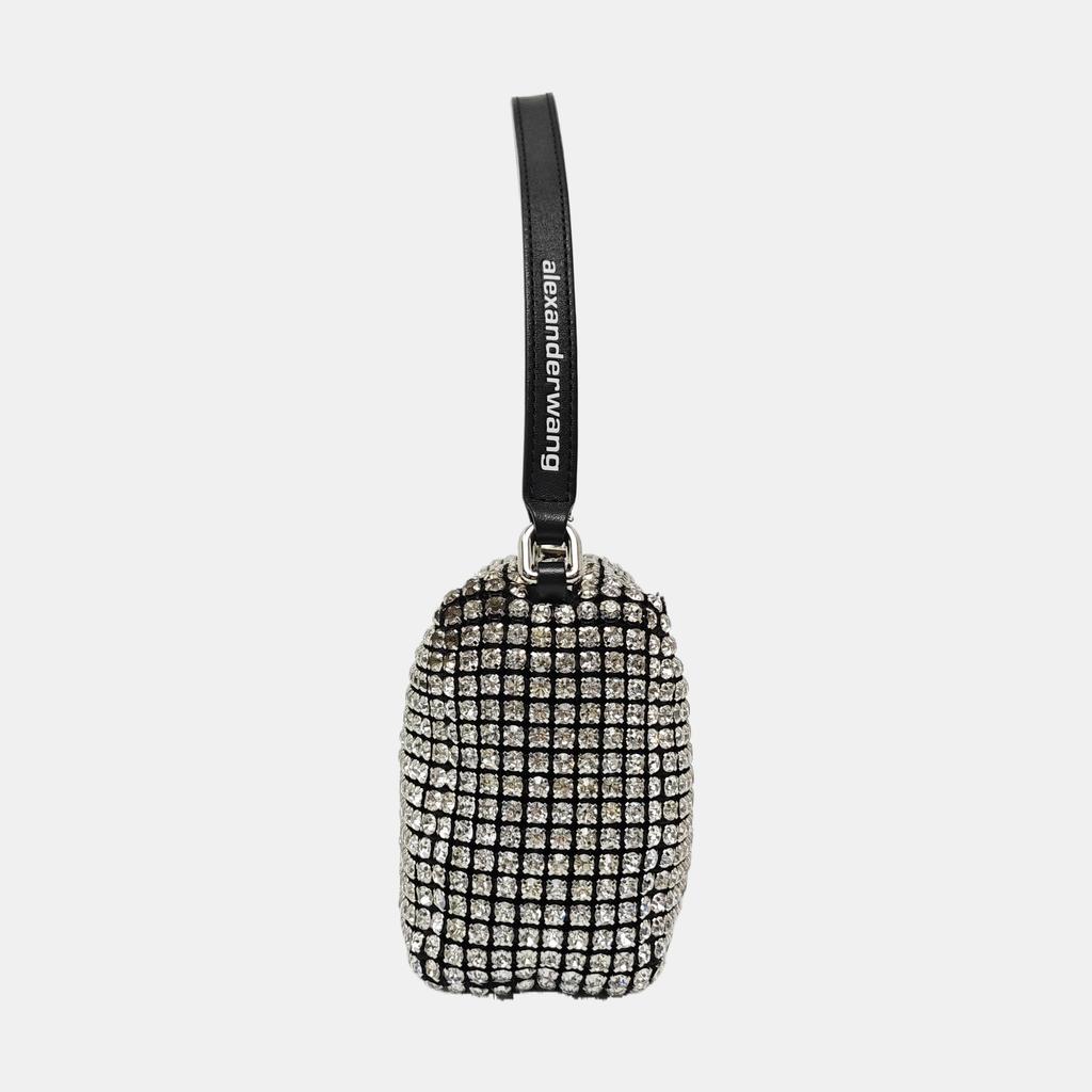 [Pre-Owned] Heiress White Diamond Leather Mini Handbag - Very Good #1EJFUWK