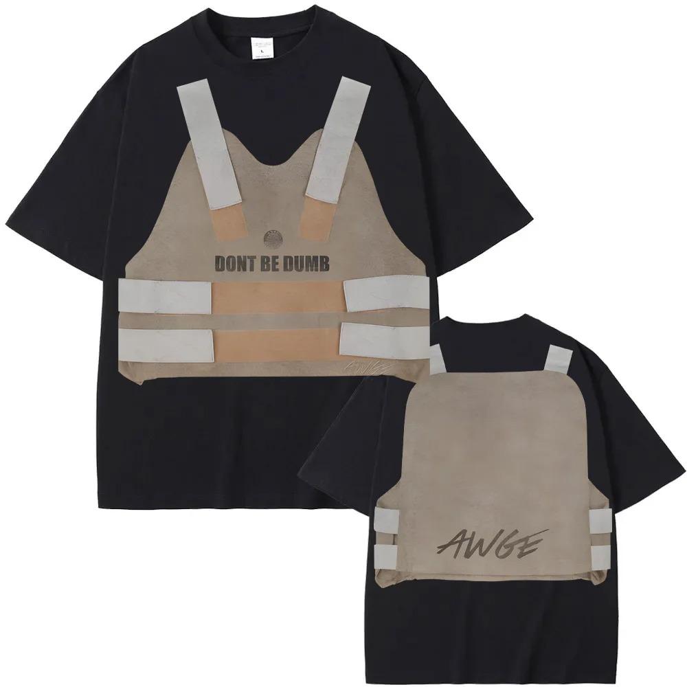 2026 New ASAP Rocky TShirt DBD Vest Pattern Print 100 Cotton Comfortable TShirt Harajuku Style Casual High Quality TShirt