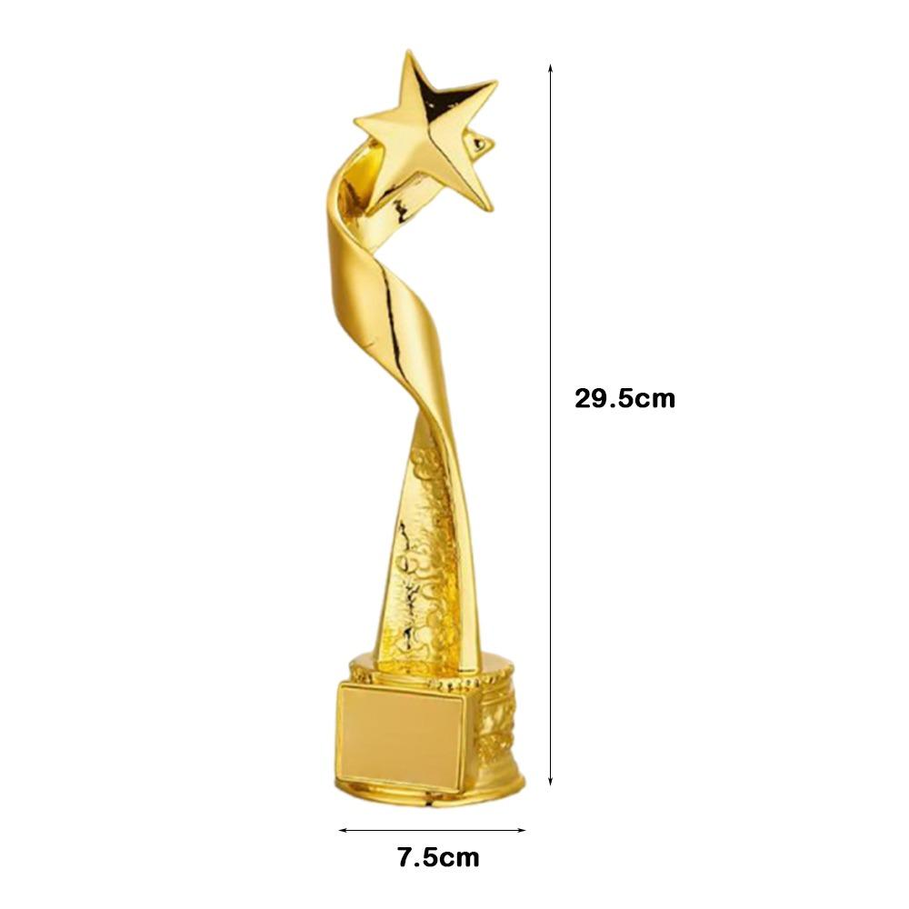 Crown Pentagram Competition Trophy Medal Golden Color Competition Award Children Award Prize