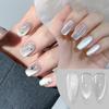 Biutee Magnetic Nail Gel Nail Color Gel Cat Eye Cat Eye Effect 8ML with Magnet Cat Eye Gel Fine Particle Glitter Diamond Gel with Magnet Dazzling