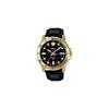 Casio MTP-VD01GL-1E Analog Watch Black Leather Strap Water Resistant Men's Timepiece