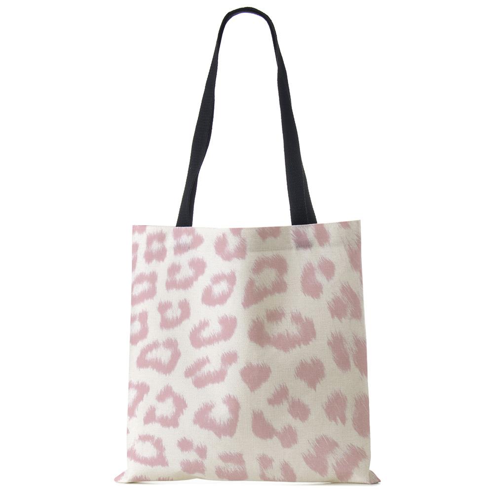 Сумка на плечо с леопардовым принтом, женская большая сумка-тоут, женская повседневная сумка для покупок на открытом воздухе