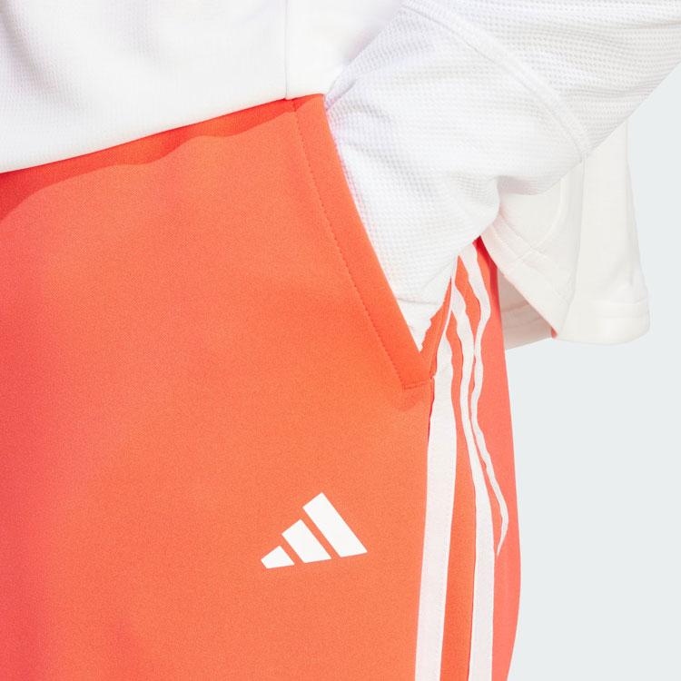 Adidas Aeroready Train Essentials Трикотажные брюки с эластичной резинкой на талии Женские брюки Светло-красные IS3970