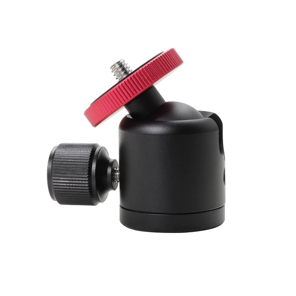 Aluminum Alloy Mini Ball Head Rotatable Ball Head Photography Accessory Replacement with 3 8 Inch Screw Hole 1 4 Inch
