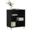 VidaXL Buffet noir 57x35x70 cm bois d’ingénierie 827125