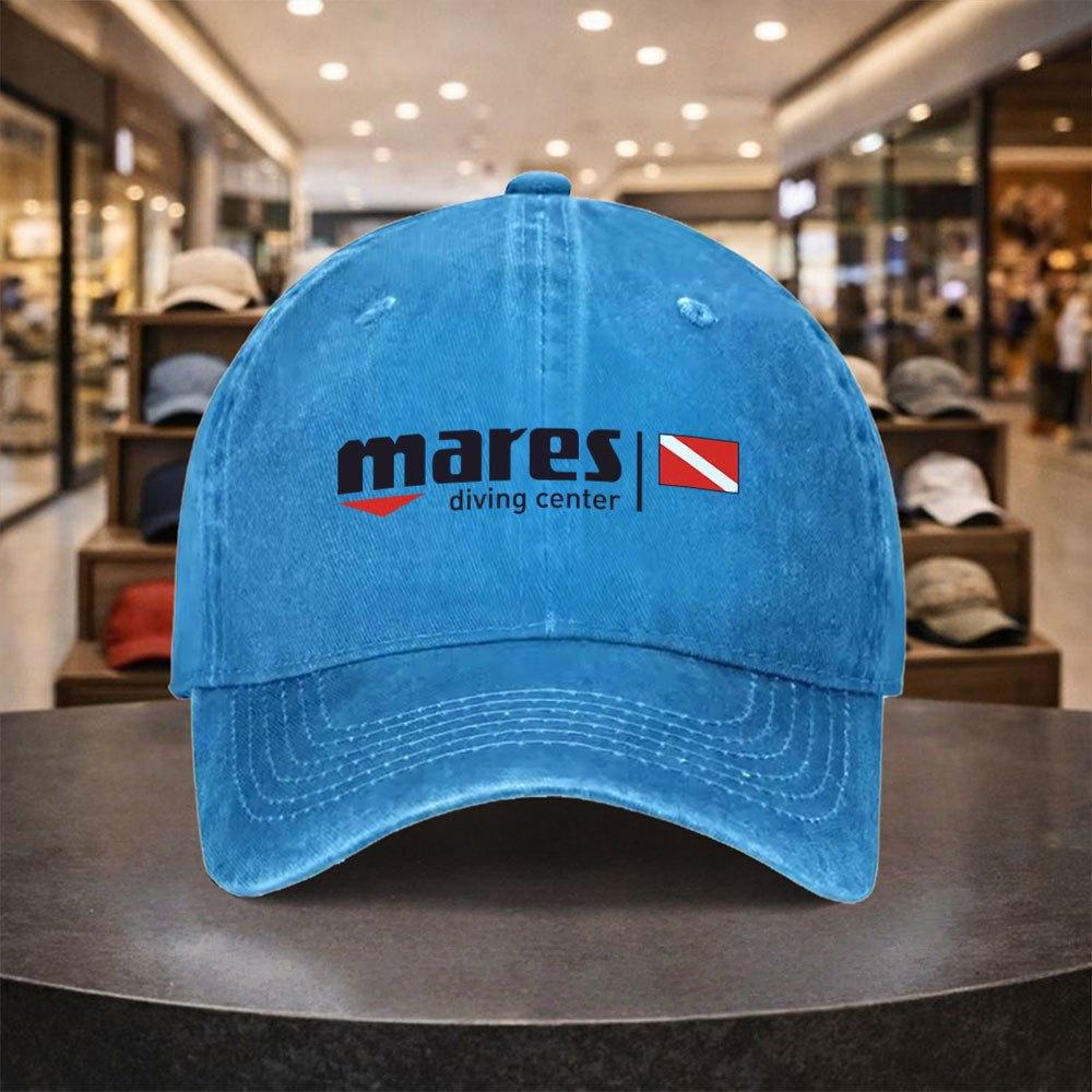 Кепка-бейсболка Mares с узором, унисекс, Snapback, для активного отдыха, спорта, фитнеса, путешествий и досуга, легкая и стильная, Tr