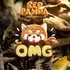 Clothing Accesories Lesser Panda Red Panda Patches Self-adhesive Cartoon Clothes Appliques Cute DIY Clothes Sticker Hairclip