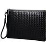Braided Leather Clutch Second 3 L [cmy Select] Men's Bag, Bag, Sizes, Black,