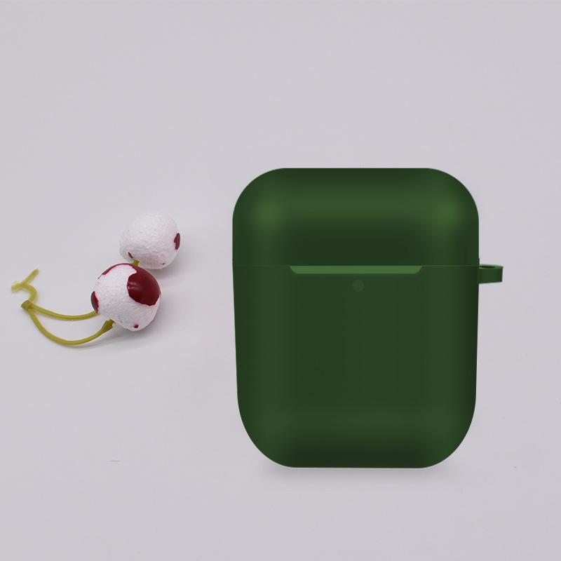 Силиконовый защитный чехол для наушников AirPods 2 — аксессуары второго поколения