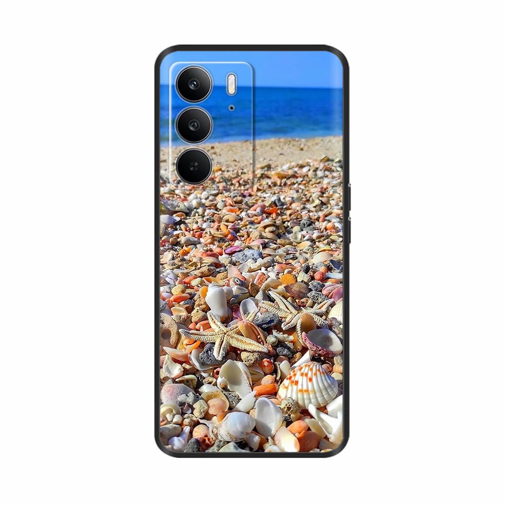 Для Realme 14x 5G Чехлы для телефонов Забавная защита камеры Мягкая жидкая силиконовая задняя крышка для Oppo Realme C75 4G realmeC75 Fundas