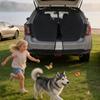 Сетка на заднюю дверь автомобиля 58x57 дюймов, сверхпрочная, магнитная, для грузовика, защита от УФ-лучей, сетчатая палатка для задней двери для путешествий, поездок, пикников