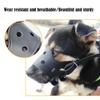 Black Pet Dog Muzzles Leather German Shepherd Doberman Anti Bite Dog Mouth Cage Dog Training Defense Masks for Small/Large Dogs