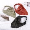 Floral Print Cloth Women Floral Turban Hair Accessories Triangle Hair Headband Elastic Headband