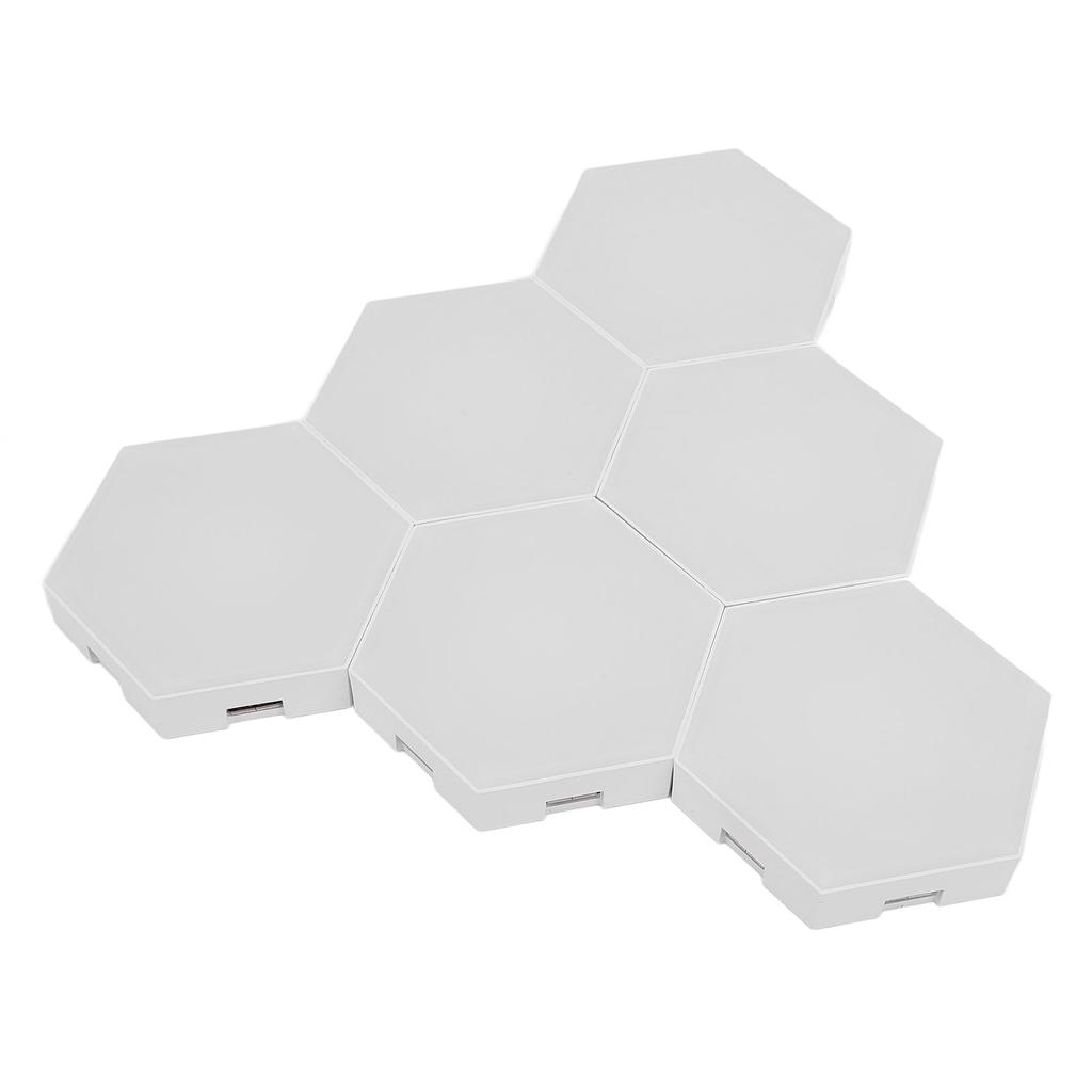 6 комплектов Bluetooth Hex Wall Light RGB 16 миллионов цветов Music Sync APP Remote Control LED Light Panel