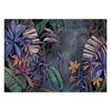 Wallpaper Painted exotic jungle leaves