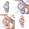 Unisex Casual Stainless Steel Band Couple Watch Fashion Quartz Wrist Watches