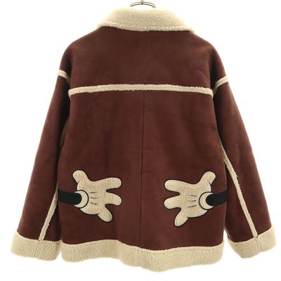 Disney СЕРИЯ СОЗДАННАЯ by MOUSSY Сумка Микки Мауса Куртка F Подкладка из бора Женская Б/У