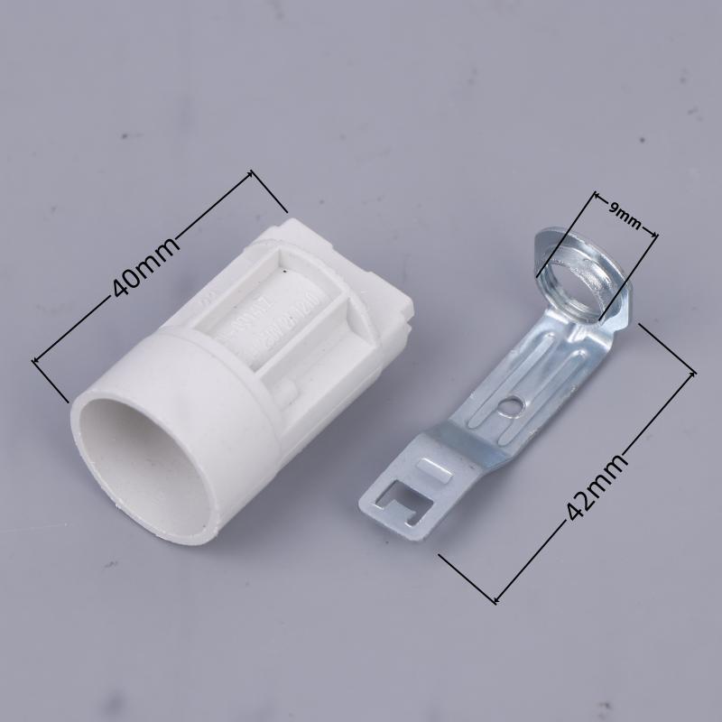 10 Pcs Candelabra Socket E14 Bracket Lamp Holder Lighting Base Zinc Alloy Sockets Bulb Holder With Bracket For Crystal Lamps