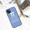 Математическая формула Pi телефон чехол для iPhone 11 12 Mini 13 14 Pro XS Max X 8 7 6s Plus 5 SE XR Shell