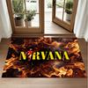 Nirvana Design Crystal Velvet Rug Soft Decorative Mat for Bedroom Entrance