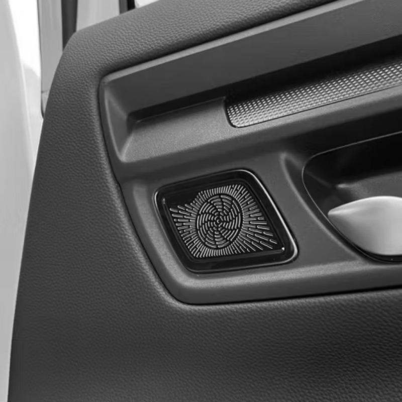 Stainless Steel Car Rear Door Audio Speaker Cover Trim Decoration Sticker For Honda CRV CR-V  2024 Auto Interior Accessories