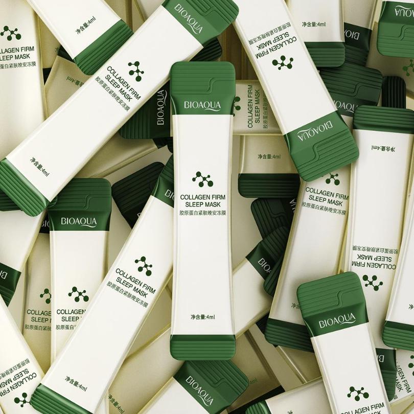 Bioaqua Коллагеновая укрепляющая маска Подтягивающая маска Уход за кожей Желе Ленивая маска Увлажняющий гель Увлажняющая сыворотка Сужение пор