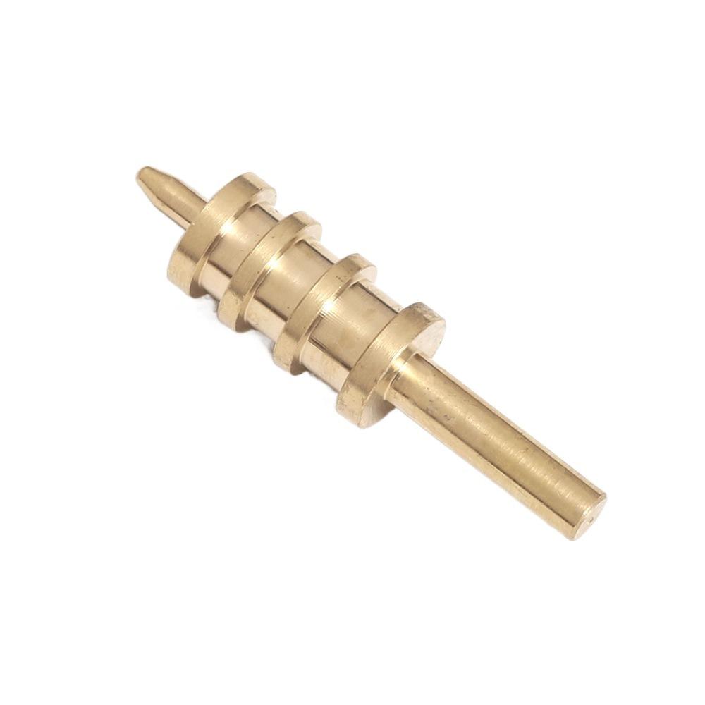 Pointed or Flat Tip Leather Burnisher Tool Brass Pressing Line Leather Edge Slicker Marking Creaser Burnishing Tool