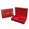Velvet Golden Jewelry Set Storage Box Red Bracelet Necklace Gift Case  Home