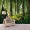 Forest Mural Natural Scenery Wallpaper Home Decoration Mural Sofa Tv Dining Table Study Living Room Background Wallpaper