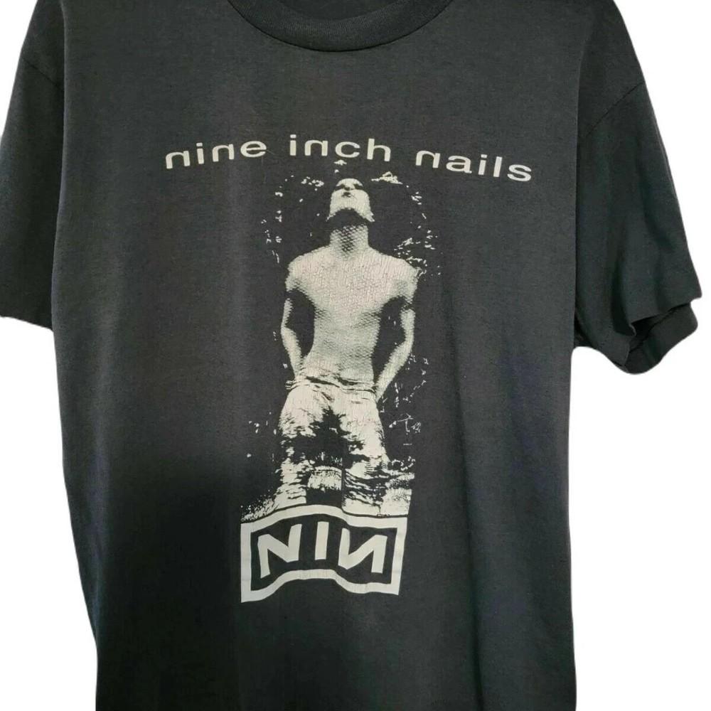 Comfort colors Nin Nine Inch Nails Pretty Hate Machine Tour Унисекс Футболка Репринт