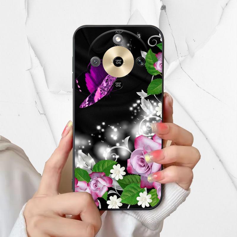 For Honor X9d Case Soft TPU Phone Case For Honor Magic8 Lite Matte Back Cover For Honor X70 Shockproof Silicone Bumper Funda