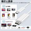USB HDMI Conversion Cable HDMI Conversion 3M Type C HDMI Conversion Cable Unidirectional Communication Video Output Projecting Mobile Screen On TV