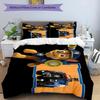 3pcs Paw Paw10 Design Cover Set - HD Printed Bedding with 1 Cover and 2 Pillowcases - Perfect for Home and Dorm Decor