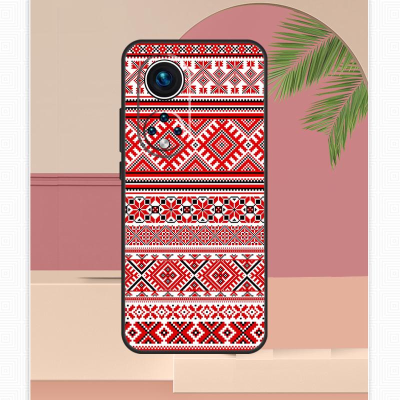 Чехол с узором украинской вышивки для Honor Magic 7 Lite 5 6 8 Pro Honor 400 200 X9c X9b X9a X8b X8a X8c 50 70 90