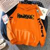 Толстовки с принтами японского аниме Haikyuu, мужские новые модные флисовые толстовки в стиле хип-хоп, пуловеры с круглым вырезом, милая мужская одежда