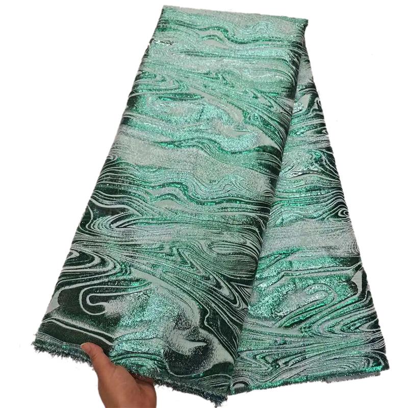 1 Yards Chinese Traditional Hanfu Jacquard Lace Fabric High Quality Nigerian African Brocade Fabric Diy Sewing Fashion Apparel