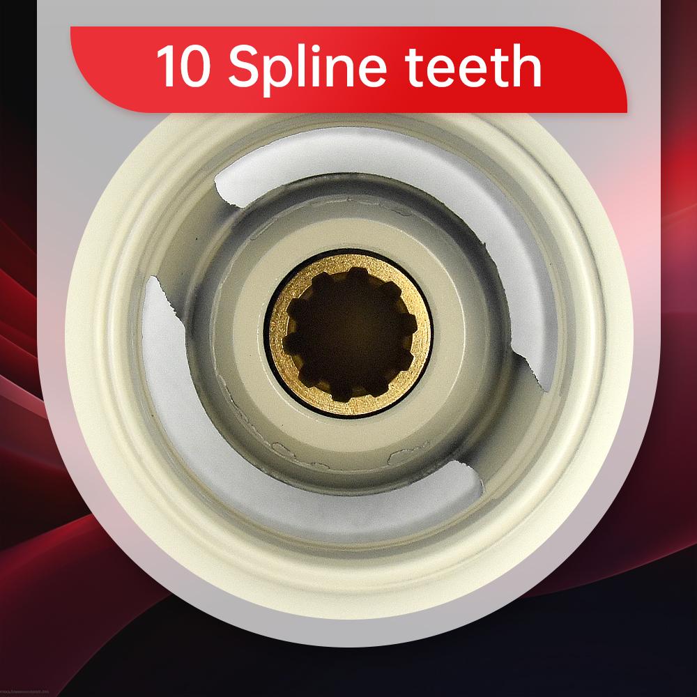 Для Yamaha 20hp 25hp 30hp 9 7/8*10 1/2 подвесной гребной винт лодочный мотор из алюминиевого сплава 20 25 30 винт 3 лезвия 10 шлицевая часть двигателя