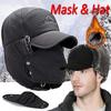Men Winter Multifunctional Cold-proof Warm Cotton Cap Lei Feng Bomber Hat Warm Ear Protection Caps Windproof Ear Protection Hats