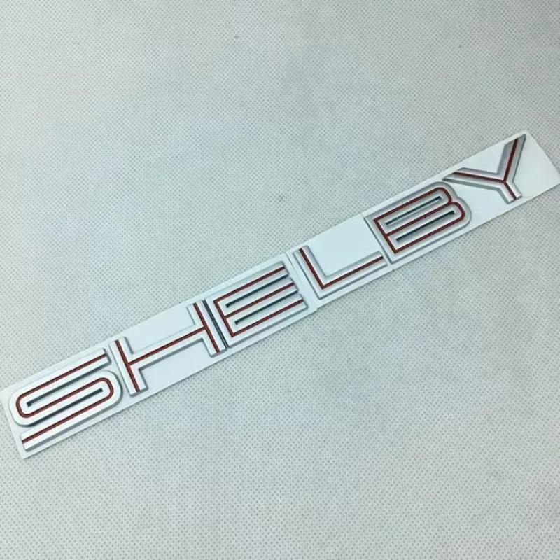 1 шт. Подходит для Mustang Shelby Логотип на капот Cobra GT Модифицированная персонализированная 3D-наклейка Значок Shelby Наклейка