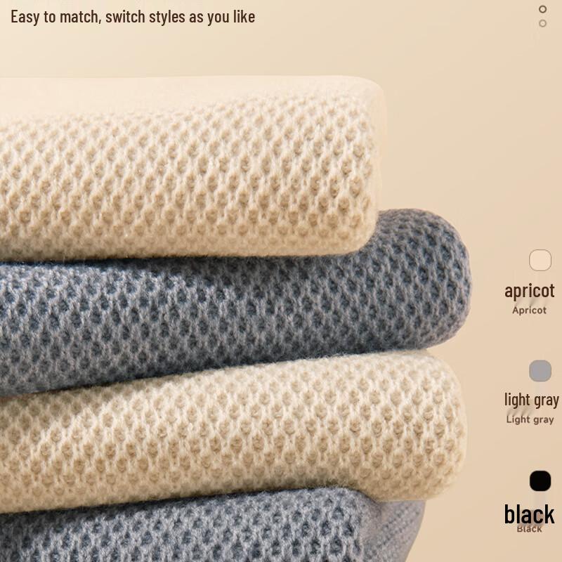 Fingercroxx IT Men's Warm Round Neck Pineapple Texture Sweater