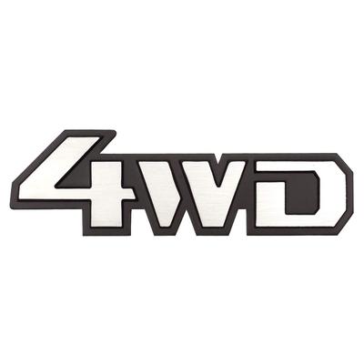 Наклейка Эмблема Negs-S 4WD Автомобиль Автомобильная Наклейка Универсальный Продукт 1,7 x 5,5 дюйма (44 x 140 мм), Серебряный