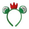 Frog Headbands Furry Plush Cartoon Headbands Hair Accessories for Girls and Womens Holiday Party Headwear