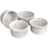 Lot De 4 Ramequins En Ceramique. Diametre 9 Cm - Hauteur 5 Cm Passe Au Four, Au Four a Micro-ondes, Et Au Lave-vaisselle. Resista...