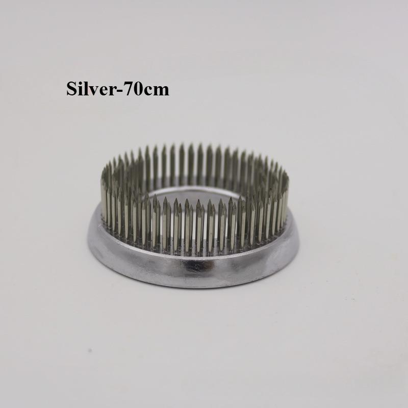 Silver/Gold/Black 70/120/150/200cm Round Kenzan Ring Japanese Flower Arrangement Base Stainless Copper Ikebana Florist Tool