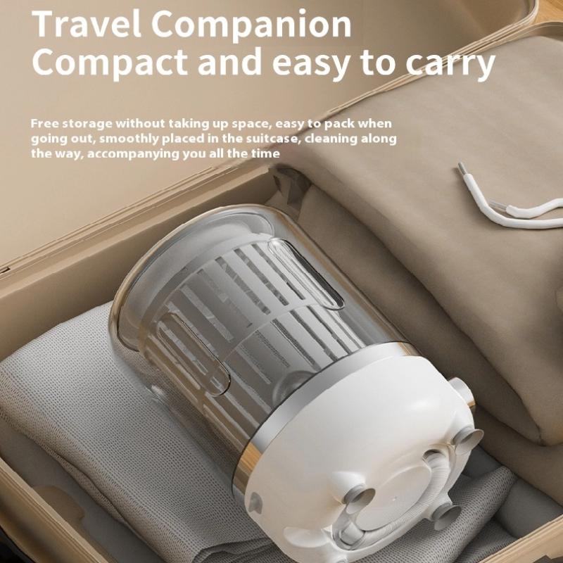 Перезаряжаемая стиральная машина и дегидратор, Мини маленькая стиральная машина для нижнего белья и носков, Беспроводная портативная стиральная машина-дегидратор