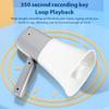 Handheld Wireless Speaker Amplified Megaphone with Recording Function Shouting Device TF Card Outdoor Publicity Stall Equipment