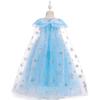 Dressy Daisy Платье принцессы Снежной королевы для малышки на Хэллоуин, из тюля, размер по возрасту, для девочек, детский костюм, косплей, Рождество, вечеринка, юбка, синий, 140, 10-11