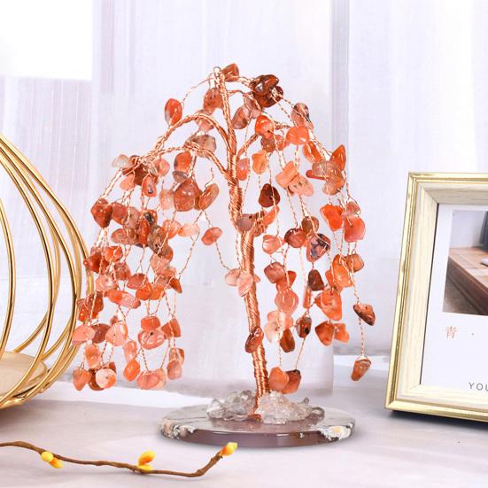 Искусственный кристалл, украшение в виде дерева, изысканное качество изготовления, камни на удачу, денежное дерево для украшения дома и офиса, секс-одежда для взрослых