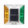 Solar Powered Solar Road Stud Light Outdoor Lighting Portable Traffic Marker Light Durable Square Shape LED Ground Light Highway